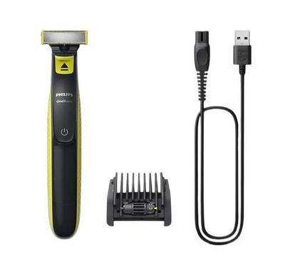 Philips OneBlade Shaver, Wet/Dry, Rechargable, Black